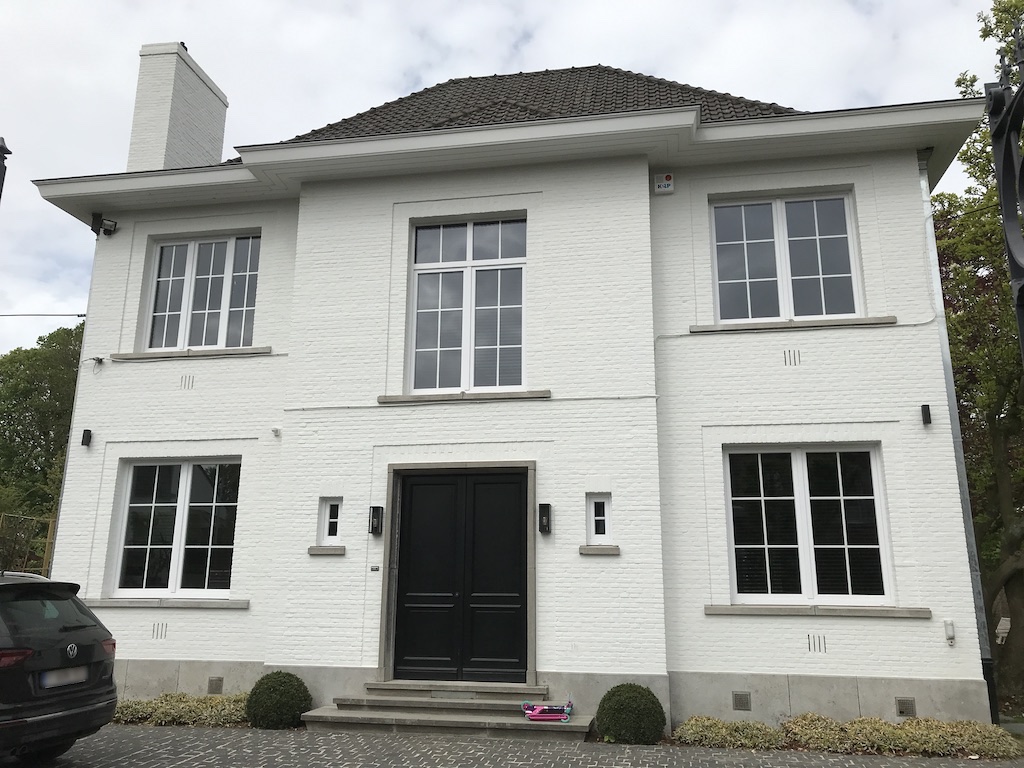 vue façade transformation maison Tournai